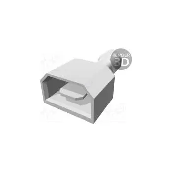 Elektrický konektor Faston plochý 4,8mm 0,8mm kolík 0,32÷0,82mm2 krimpovací