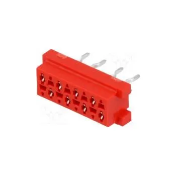 Elektrická zásuvka Micro-MaTch zásuvka zásuvka PIN 8 THT na PCB Obvod 2x4 přímý