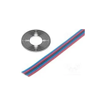 elektrický kabel Vodič plochý kabel licna Cu 5x0,35mm2 PVC 150V 50m