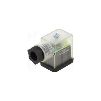 Elektrická zásuvka Konektor pro ventily zástrčka formát B 10mm zásuvka PIN 3