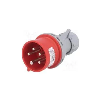 Elektrická zásuvka Konektor napájecí AC třífázové zástrčka vidlice 16A 400VAC