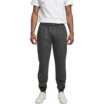 Build Your Brand Basic Běžné tepláky z měkké bavlněné směsi s postranními kapsami Barva: šedá uhlová, Velikost: 5XL BYBB002