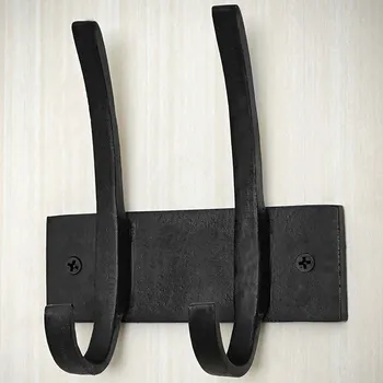 Karnevalový kostým Výprodej Litinový dvojitý věšák, skandinávský styl, 14 cm - Outlet