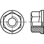Matice s límcem šestihranná M14 ocel Povlak zinek 21mm