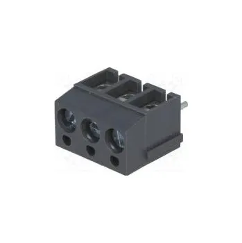 Svorkovnice do plošného spoje úhlové 90° 5mm póly 3 na PCB