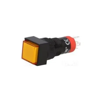 Síťový prvek Switch push-button Pos 2 SPDT 0.5A/250VAC 1A/24VDC ON-ON