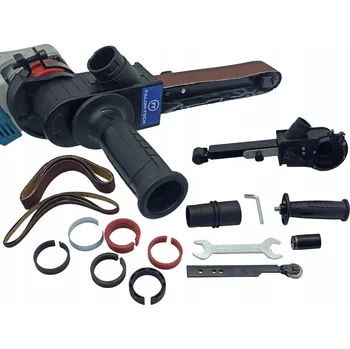 Příslušenství k brusce Pásová bruska Falon-Tech jako nástavec na úhlovou brusku, 1 kg