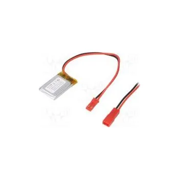 RC vybavení Akum Li-Po 3,7V 190mAh vodiče,konektor JST SYR-02T 4x20x30mm