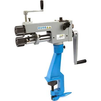 Nůžky na plech RM 8 - Signovací / lemovací a vroubkovací stroj, 12 profilových rolen, 22 kg (TrueTech)