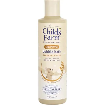 Dětský sprchový gel CHILDS FARM OatDerma bublinková koupel bez parfemace 250 ml