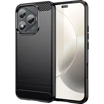 Pouzdro na mobilní telefon Odolné pouzdro Carbon - Honor 400 Lite - černé (Odolné krytí Carbon pro Honor 400 Lite - černé pouzdro s karbonovým vzorem a výztuží rohů)