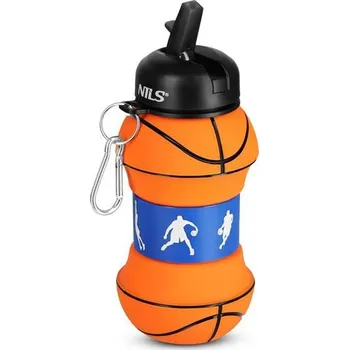 Termoska Nils Skládací silikonová láhev Camp NC4104 550ml basketbal
