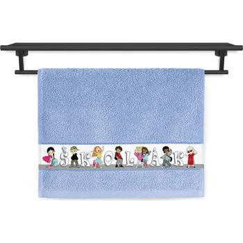 Dětský ručník RUJANA 30x50 Školák světlá modrá