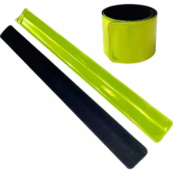 Samozaciskovací reflexní pásek 3x30 cm žlutý