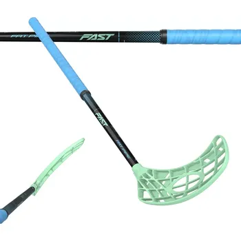 Florbalová hůl Fatpipe Fast 34 Fresh Mint Levá (levá ruka dole) 60 cm (= 71 cm)