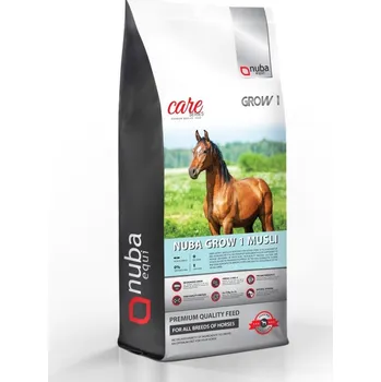Krmivo pro koně NUBA EQUI Nuba Grow1 Muesli 2G - krmivo pro roční hříbata - pytel 20 kg