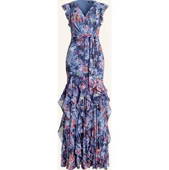 Dámské šaty Lauren Ralph Lauren Dámské Večerní Šaty, modrá / fuchsiová /...