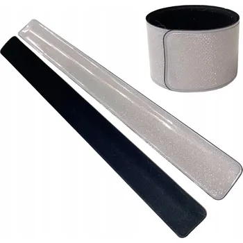 Samozaciskovací reflexní pásek 3x30 cm stříbrný