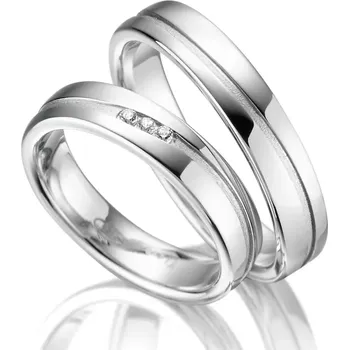 Prsten Snubní prsteny stříbro 925 zirkon SP-SI-013