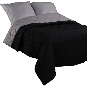 Prostěradlo Narzuta Polskie Tkaniny mikrovlákno 140 cm x 220 cm šedý