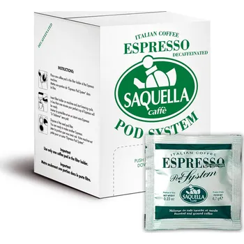 Saquella Espresso Dekaf ESE PODy 150ks