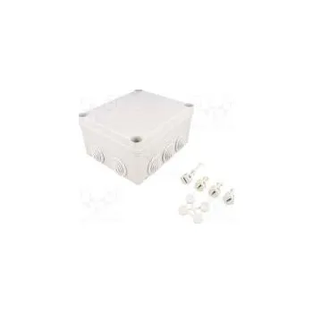 Elektroinstalační krabice Kryt propojovací krabice X 145mm Y 170mm Z 87mm na omítku