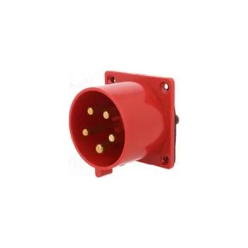 Elektrická zásuvka Konektor napájecí AC třífázové zásuvka vidlice 32A 400VAC