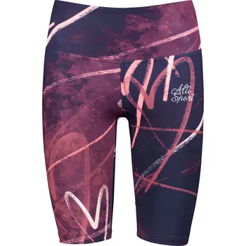Dámské kalhoty Dámské legíny nad kolena premium ALTISPORT VOJ/ALW082LEG02 FIALOVÁ XL