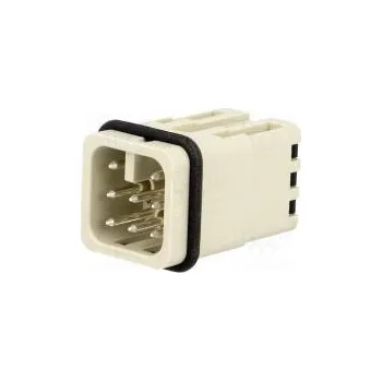 Síťový konektor Konektor HAN vidlice Quick Lock PIN 8 7+PE velikost 3A 10A