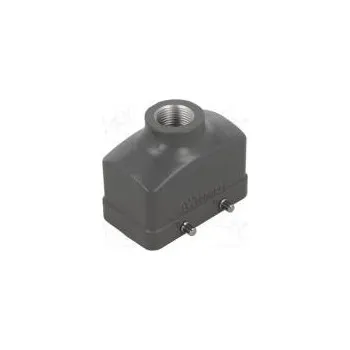 Elektrický konektor Kryt pro konektory HDC velikost 10B na kabel na dvě páky