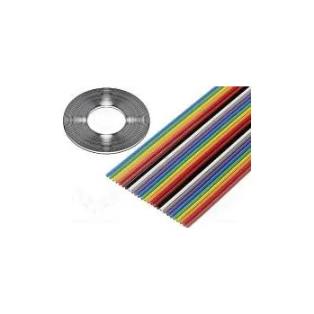 Stavebniny Vodič plochý kabel 1,27mm licna Cu 26x26AWG PVC 49V 30,5m