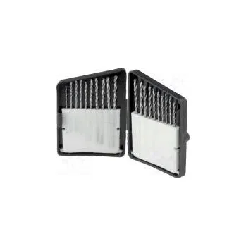 Vrták Sada vrtáků do kovu rychlořezná ocel HSS plastová krabička