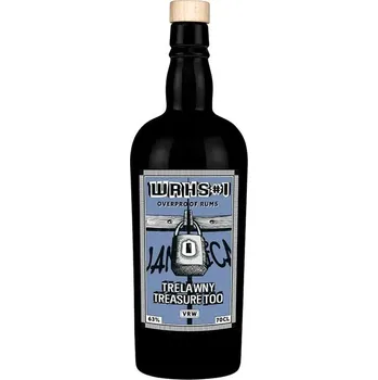 Rum Warehouse #1 Overproof White Rum Trelawny Treasure Too VRW modrý 63,0% 0,7 l (holá láhev)