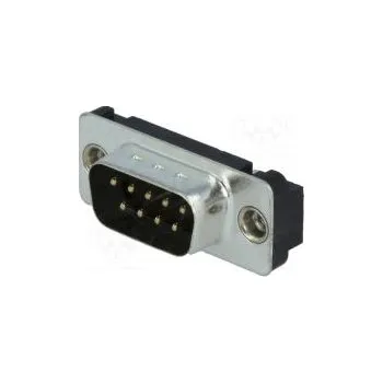 Elektrická zásuvka D-Sub PIN 9 zásuvka vidlice se závitovým otvorem přímý THT