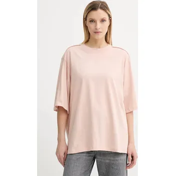 Pánské oblečení Bavlněné tričko Gestuz 10910395 oranžová 24X, vel. S