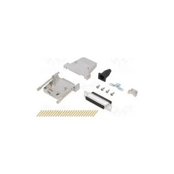 Elektrická zásuvka D-Sub PIN 25 zástrčka zásuvka stíněný,lisované kontakty