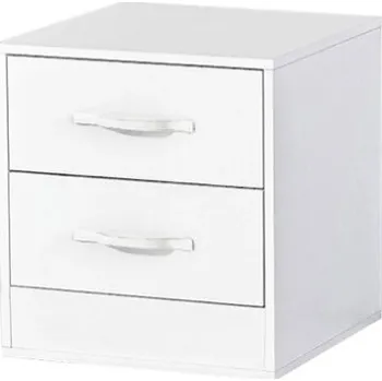 Noční stolek Domel Noční stolek Perfect 5 Barevné provedení Domel: Bílá, Úchyty Domel: Bílé
