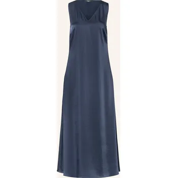 Dámské šaty Weekend Max Mara Dámské Saténové Šaty Ottelia, tmavě modrá, 34