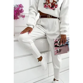 Dámské kalhoty Kalhoty VICTORIA bílé Velikost: UNI: S - XL