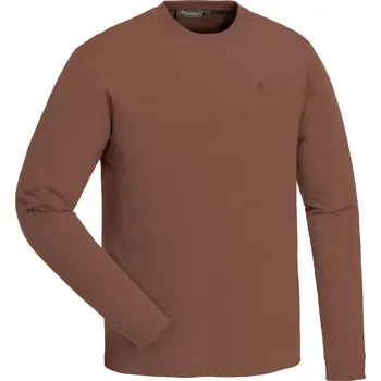 Pánské tričko Pinewood Pánské lovecké tričko Peached L/S Velikost: S Dark Copper