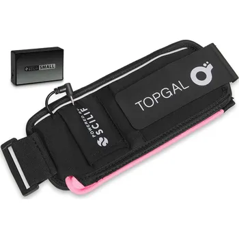 Školní batoh Svítící pás s kontrolní jednotkou Topgal ARMBAND PINK SET