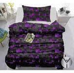 2dílné povlečení Purple cubes