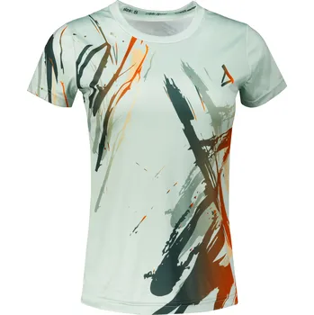 Dámské tričko Dámské funkční triko premium ALTISPORT VOJ/ALW074TR01 ZELENÁ-ORANŽOVÁ M