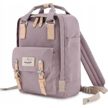 Školní batoh městský outdoor Himawari HM188L na notebook 13,3 14,1 fialový