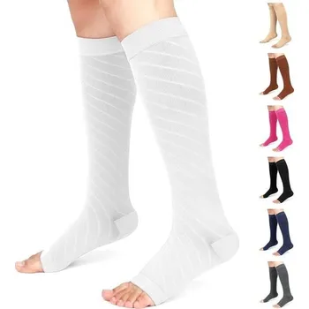 Kompresní ponožky Ailaka 20-30 mmHg otevřené