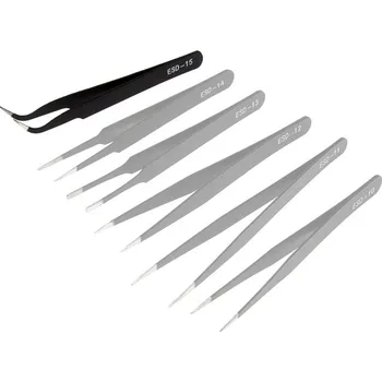 PourArt Pinzeta zahnutá ESD-15 1ks