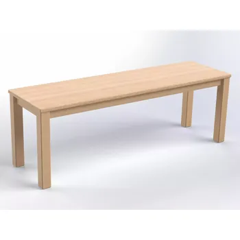 Zahradní lavice Lavička U25 PZL s umakartovým sedákem výšky 42 cm