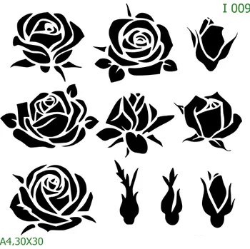 Šablona I 009 - 30 x 30 cm , Nelepící folie