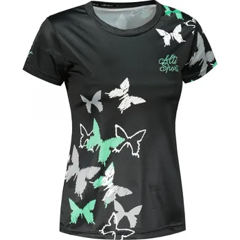 Dámské funkční triko premium ALTISPORT VOJ/ALW002TR01 ČERNÁ/TYRKYSOVÁ XXXL