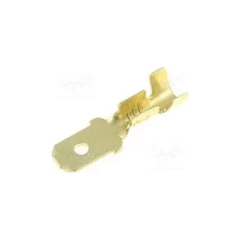 Elektrický konektor Faston plochý 4,8mm 0,5mm kolík 0,1÷1mm2 krimpovací na kabel